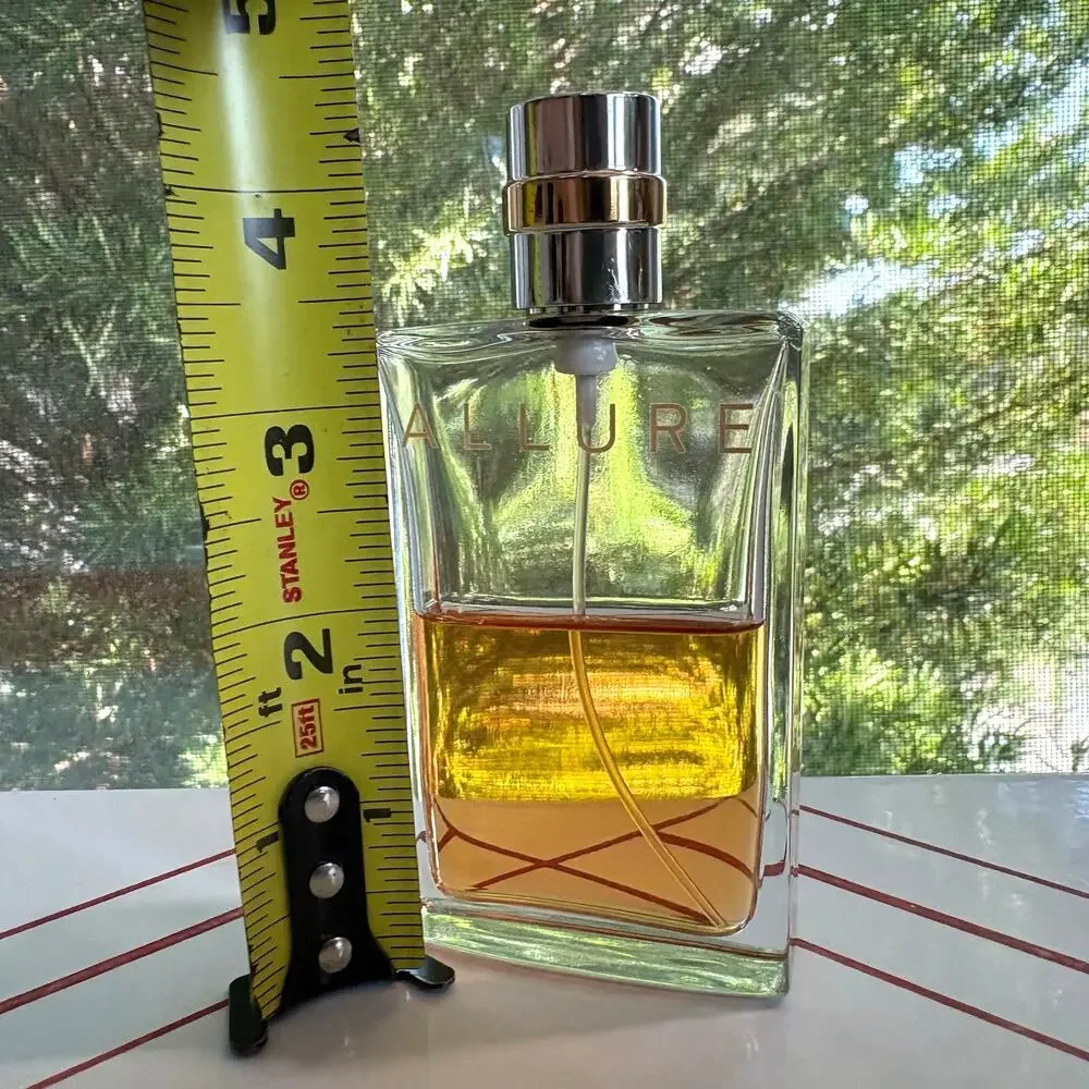 Vintage Chanel Allure EDT Spray 1.2 oz Half Bottle Perfume